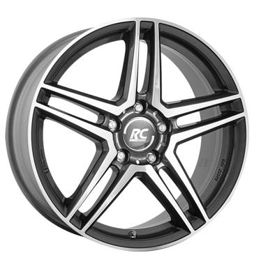 Rcdesign RC D17 Himalaya Grey Vollpoliert 7x17 5/112 ET44 CB66,6