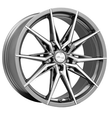 Brock B42 Ferric Grey Poliert 8,5x20 5/112 ET30 CB66,6