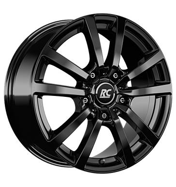 Rcdesign RC25T Schwarz Glanz 6,5x16 5/130 ET60 CB89,1