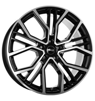 Brock B41 Schwarz Glanz Vollpoliert 8,5x20 5/112 ET28 CB66,6