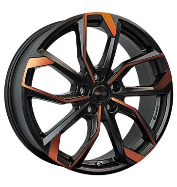 Rcdesign RC34 Black Orange Matt 8,5x20 5/112 ET38 CB57,1