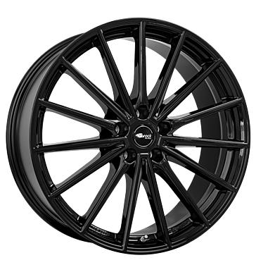 Brock B43 Schwarz Glanz 8x20 5/108 ET44 CB65,1