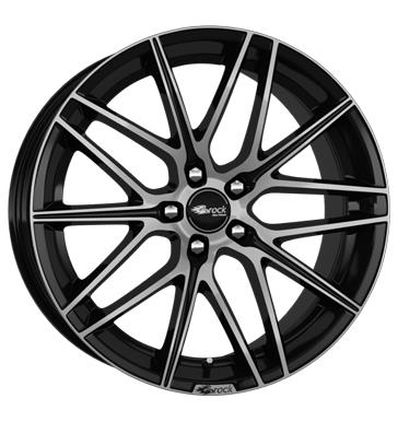 Brock B34 Schwarz Glanz Vollpoliert 7,5x17 5/120 ET35 CB72,6