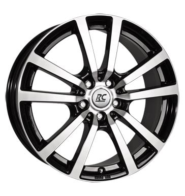 Rcdesign RC25 Schwarz Glanz Vollpoliert 7,5x17 5/118 ET40 CB71,1