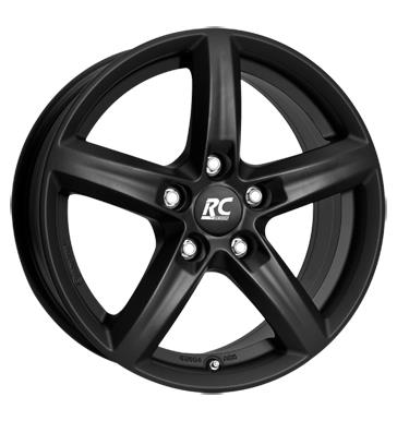 Rcdesign RC24 Schwarz Klar Matt 6x15 4/100 ET40 CB63,4