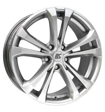 Rcdesign RC17 Chromsilber 8,5x20 5/130 ET50 CB71,5