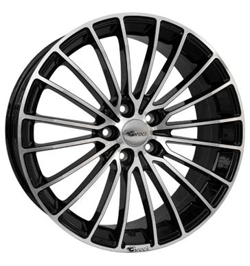 Brock B24 Schwarz Glanz Vollpoliert 7x17 4/108 ET25 CB65,1