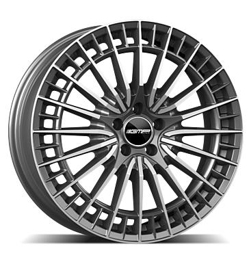 GMP Qstar Anthracite Diamond 10x21 5/112 ET42 CB66,6