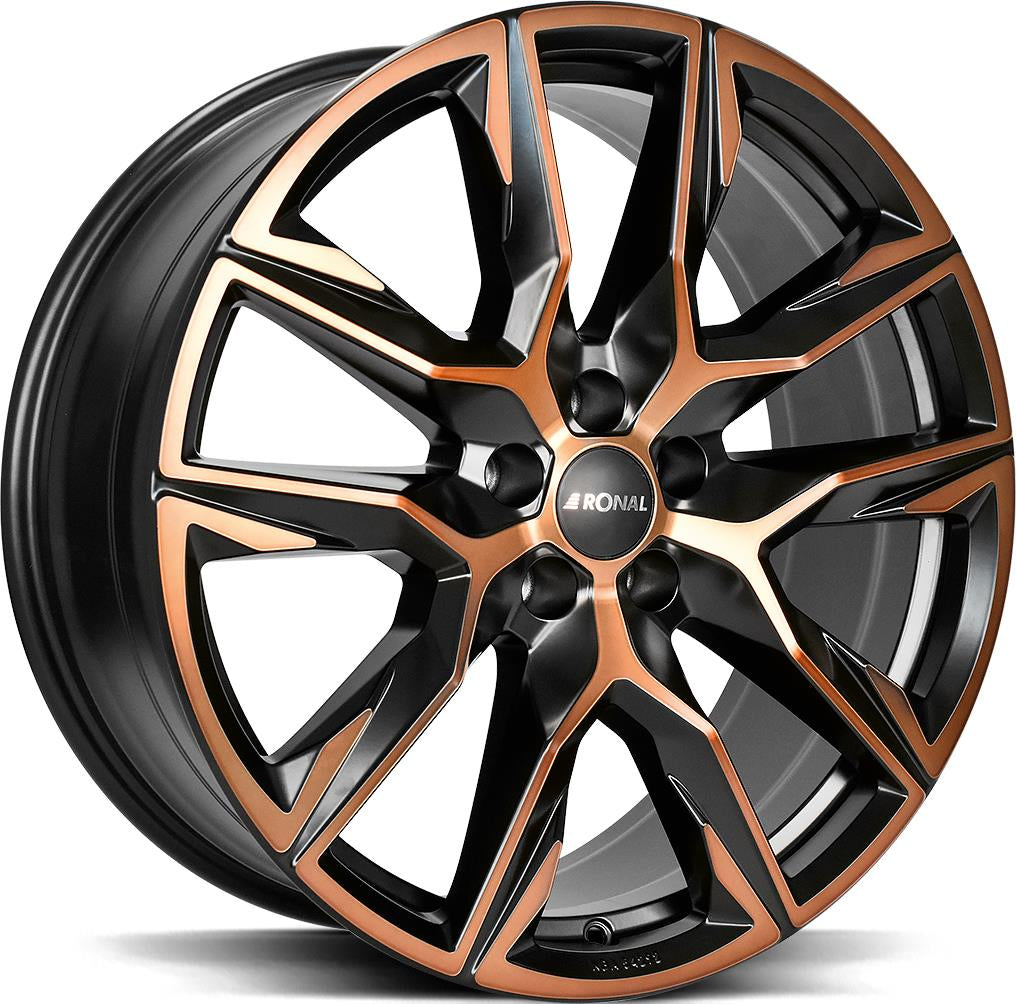 RONAL R71 Jet Black Copper Matt Front Cu 8,5x20 5/108 ET45 CB68.0 60°