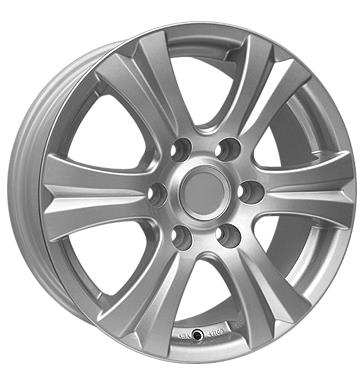 Rcdesign RC14S Kristallsilber 7,5x17 6/139,7 ET25 CB106,1