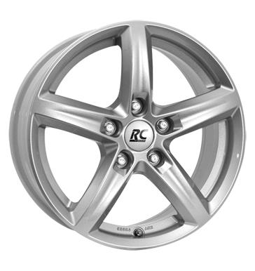 Rcdesign RC24 Kristallsilber 7,5x17 5/115 ET41 CB70,2