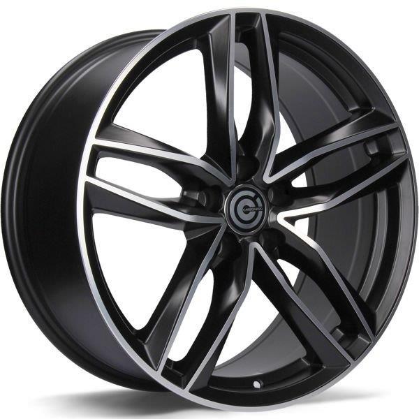 Style Matt Black Front Polished 9x20 5/112 ET35 CB66,5 60°
