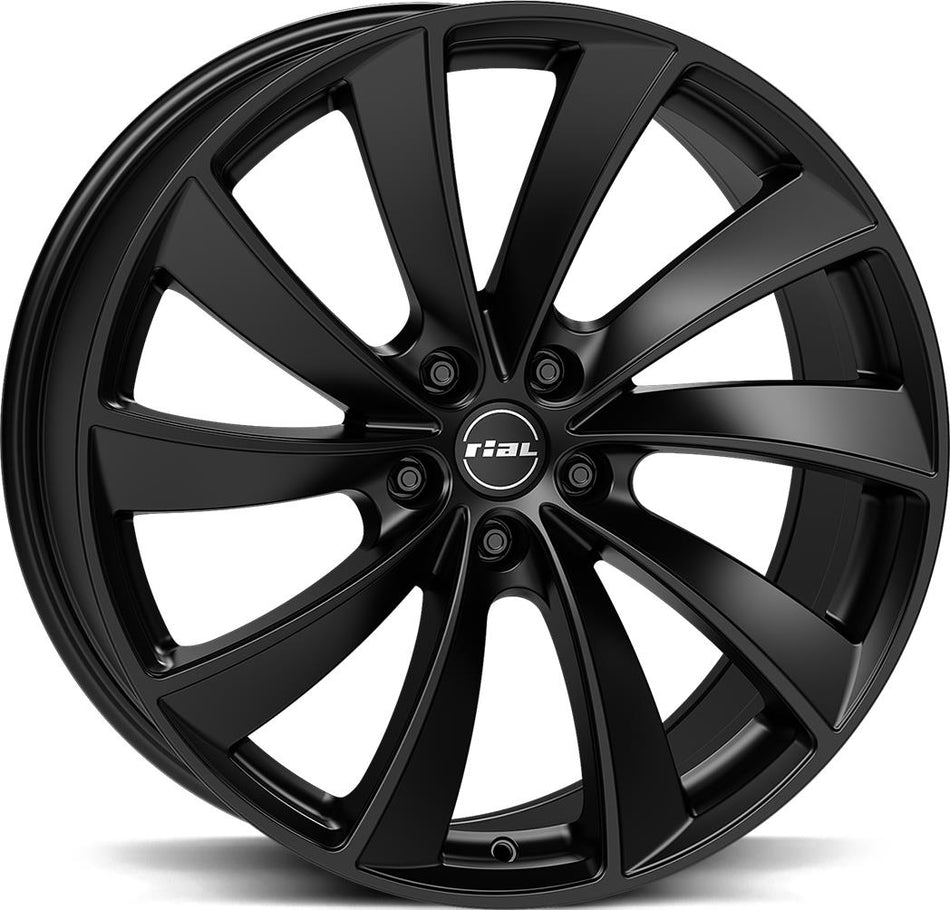 RIAL Lugano Racing Black 8,5x18 5/114,3 ET31 CB64,1 60°