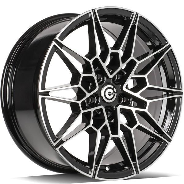 Solid Black Front Polished 8x18 5/112 ET30 CB66,5 60°