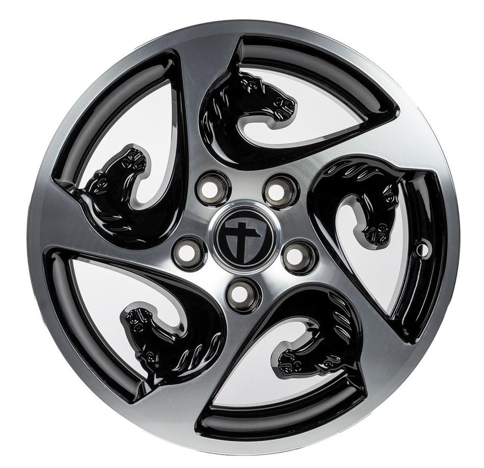 TR-Horse Black Polished 6x15 5/112 ET30 CB66,5 60°