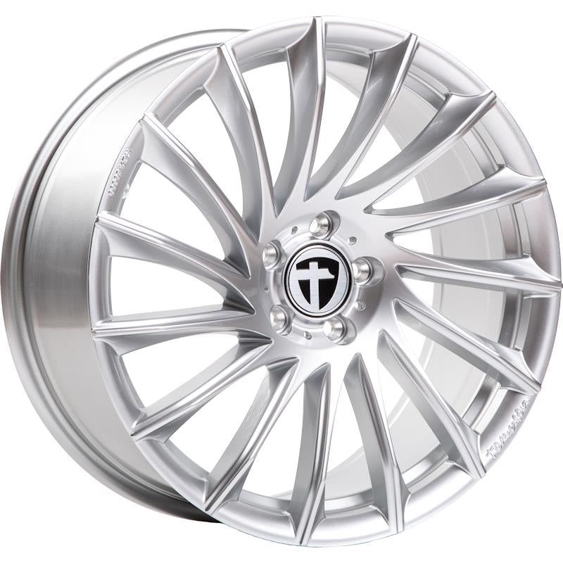 TN16 Bright Silver 8x18 5/108 ET40 CB72,6 60°
