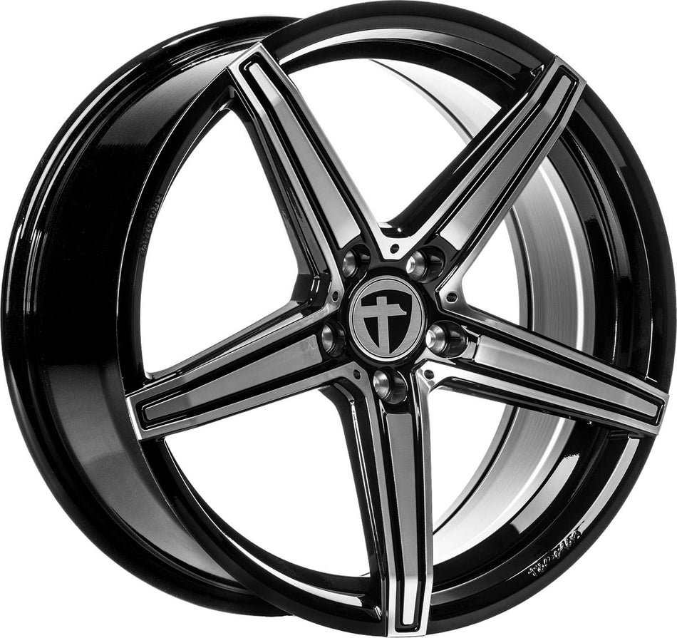 TN20 Dark Hyperblack Polished 8x18 5/108 ET45 CB72,6 60°