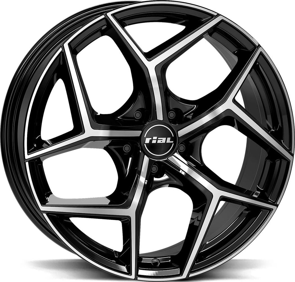 RIAL Salento Diamond Black Pol 8x18 5/108 ET45 CB70,1 60°