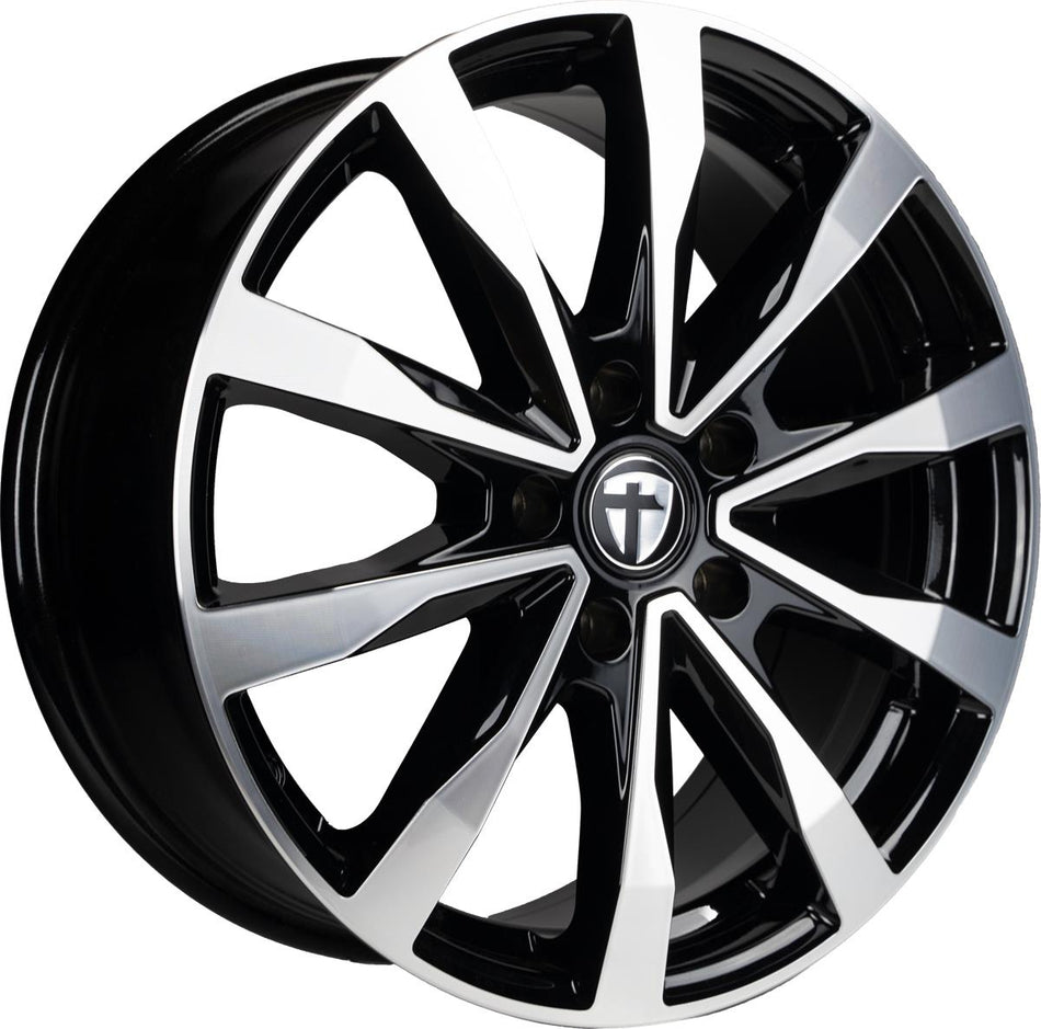 TN28 Flow Black Polished 7,5x18 5/118 ET53 CB71,1 60°