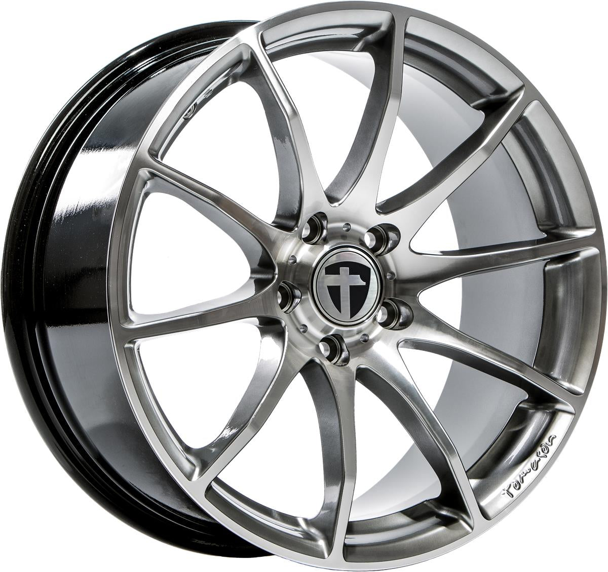TN1 Hyper Black Polished 8,5x18 5/108 ET40 CB72,6 60°