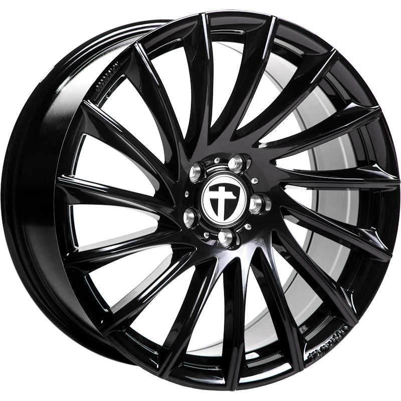 TN16 Black Painted 7,5x17 5/112 ET47 CB66,6 60°