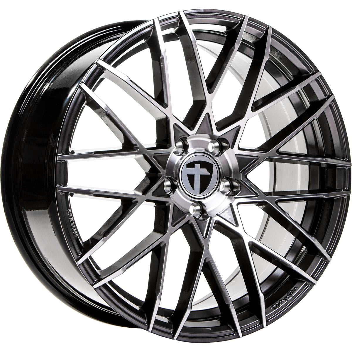 TN19 Dark Hyperblack Polished 8,5x19 5/112 ET45 CB72,6 60°