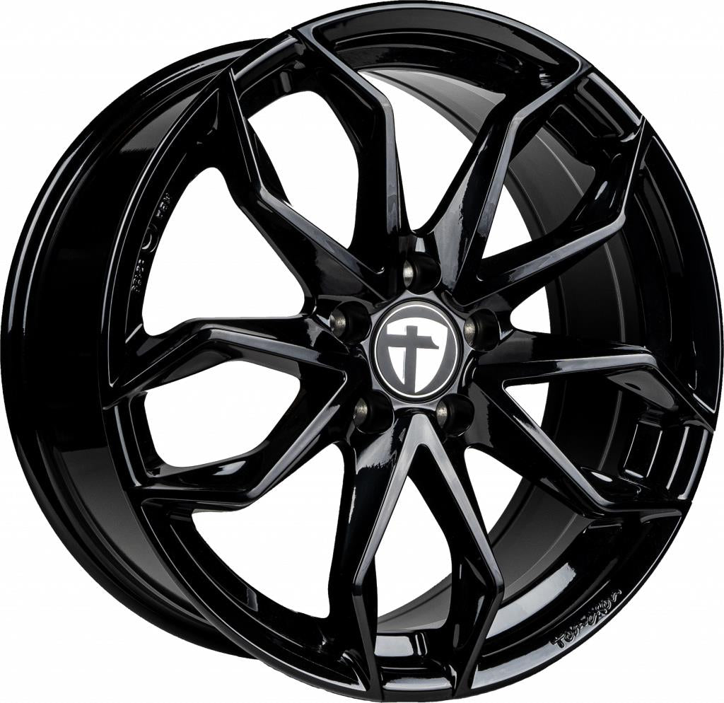 TN22 Black Painted 8x18 5/108 ET45 CB72,6 60°