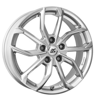 Rcdesign RC34 Kristallsilber 6,5x16 5/100 ET48 CB56,1