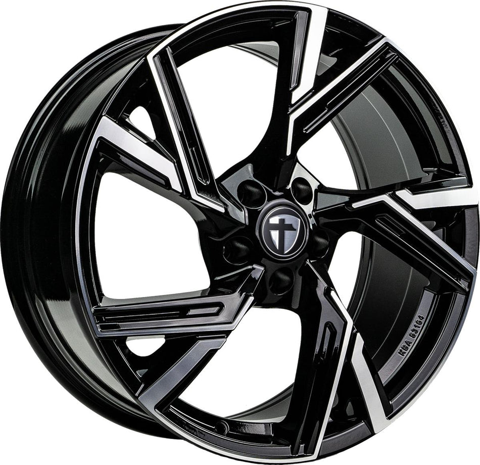 AR1 Black Diamond Polished 8x18 5/112 ET43 CB66,6 Kulkona R13