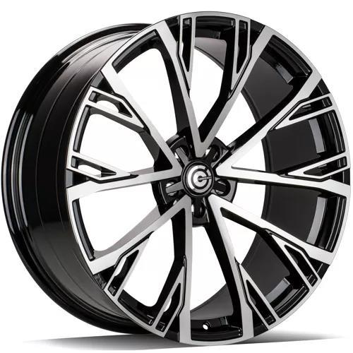 STAR Black Front Polished 9,5x22 5/112 ET25 CB66,5 60°