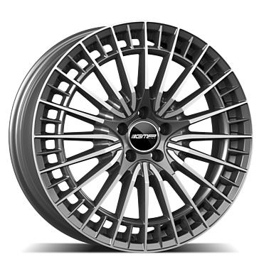 GMP Qstar Anthracite Diamond 10x20 5/112 ET35 CB66,6