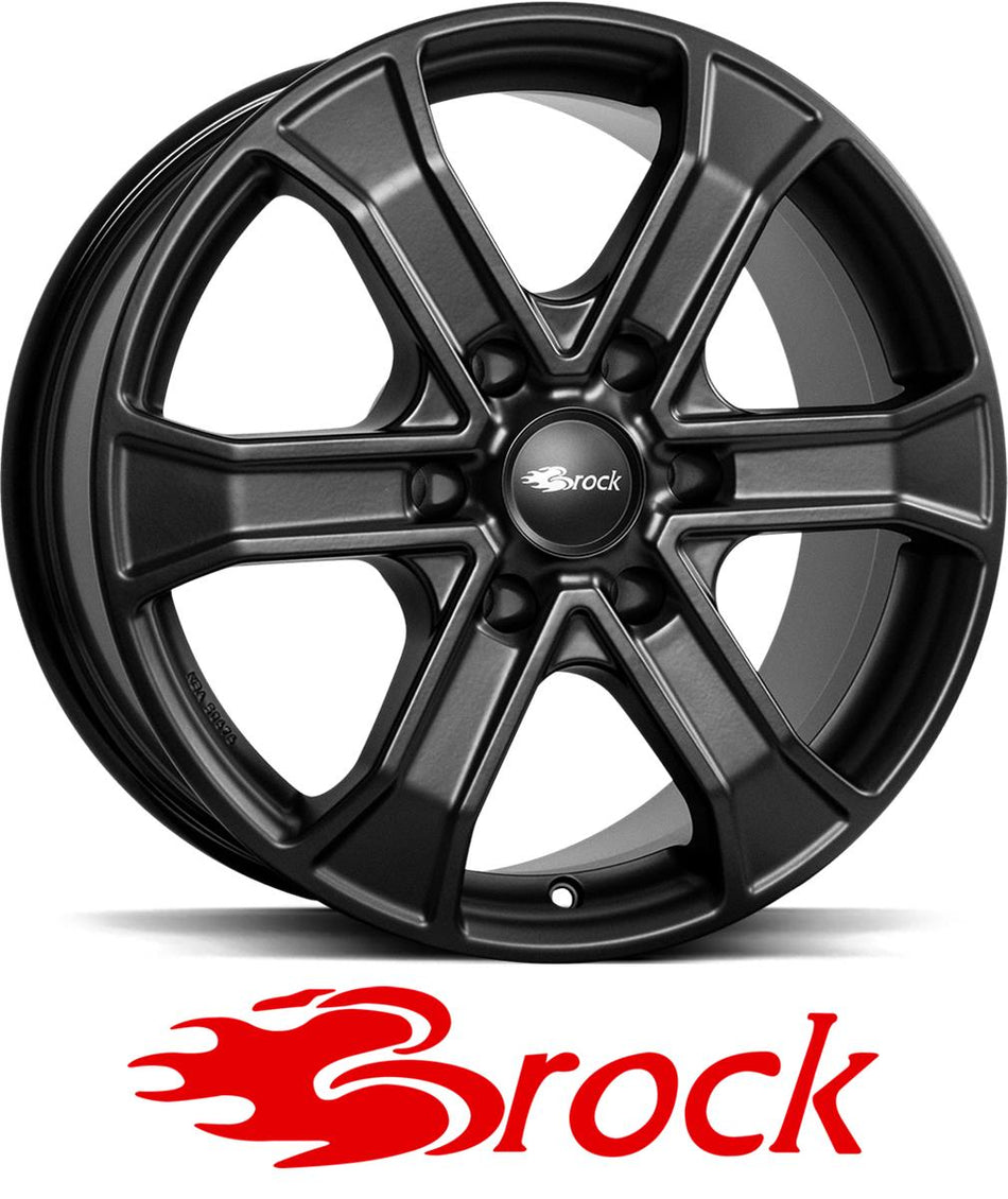 BROCK RC31 Black Matt 7x16 6/120 ET45 CB74,6 60°