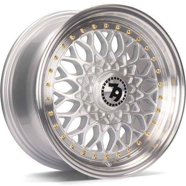 SV-E Silver Lip Polished 7,5x17 5/112/120 ET35 CB72,6 60°