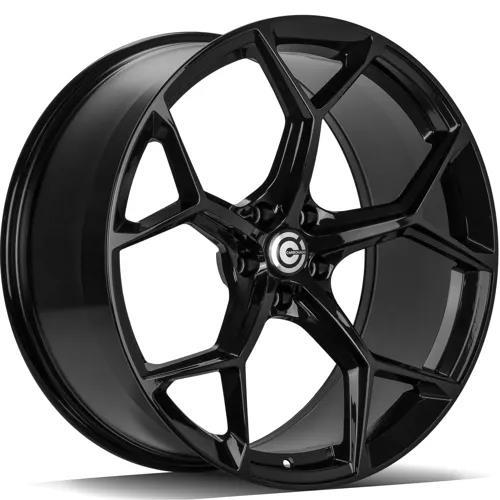 FANCY Black Glossy 9,5x21 5/112 ET25 CB66,5 60°