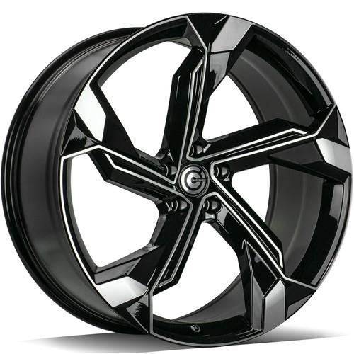 SUPERSTAR Black Front Polished 10x22 5/112 ET20 CB66,5 60°