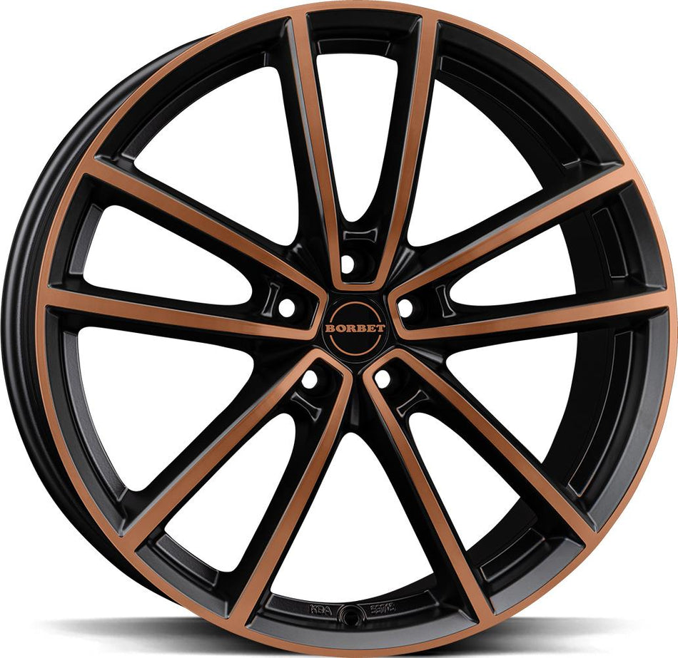 BORBET W Black Copper Pol Matt 8x19 5/112 ET48 CB72.5 60°