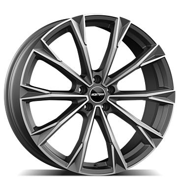 GMP Totale Matt Anthracite Diamond 11,5x22 5/130 ET61 CB71,6