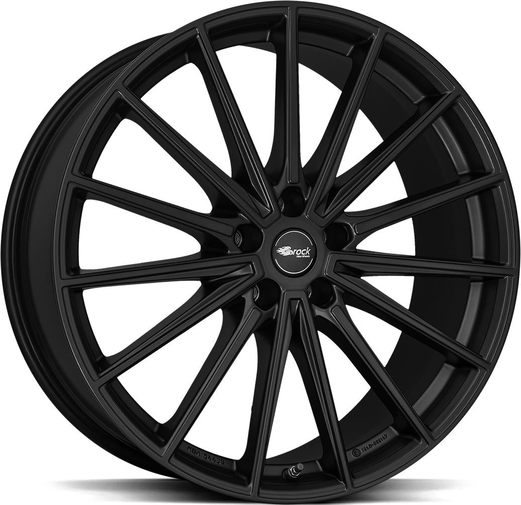 BROCK B43 Satin Black Matt 7,5x20 5/114,3 ET40 CB60.1 60°