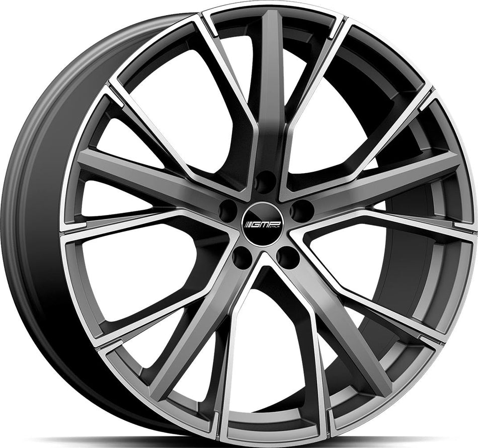 GMP Gunner Matt Anthracite Diamond 9x21 5/130 ET28 CB66,5 Kulkona R14