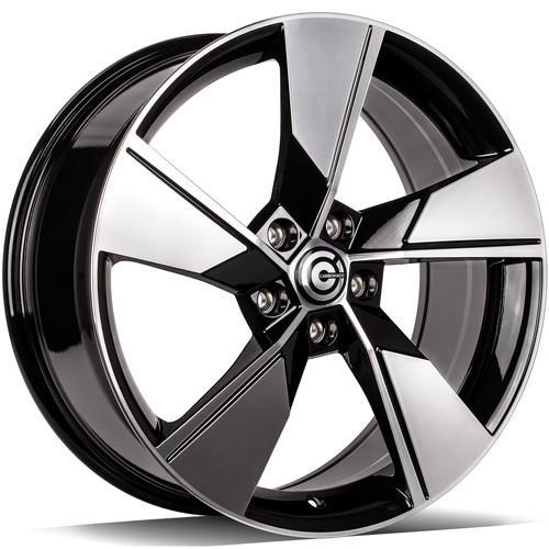 UNIVERSE Black Front Polished 8x19 5/112 ET45 CB57,1 60°