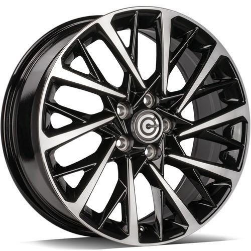 SPACE Black Front Polished 7,5x17 5/114,3 ET45 CB73,1 60°