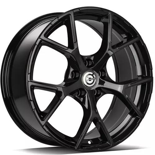 RIVER Black Glossy 8x18 5/112 ET45 CB66,5 60°