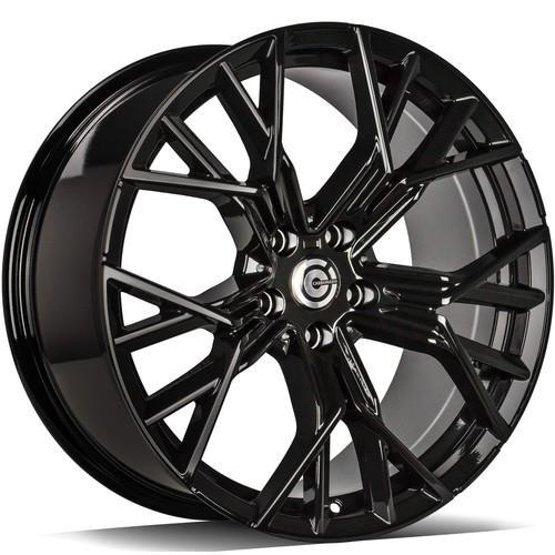Fast Black Glossy 8x19 5/112 ET25 CB66,6 60°