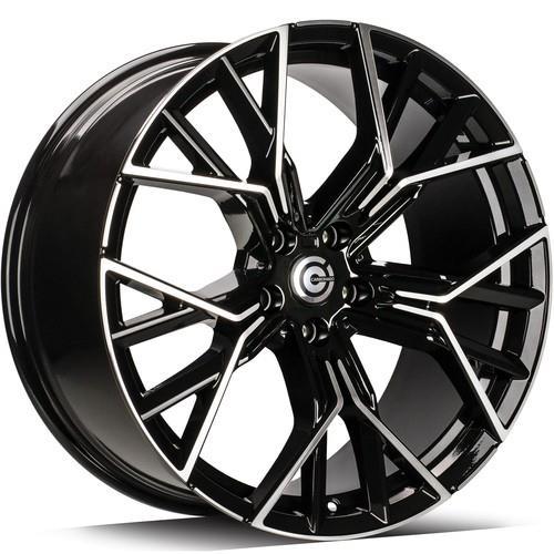 Fast Black Front Polished 8x19 5/112 ET25 CB66,6 60°