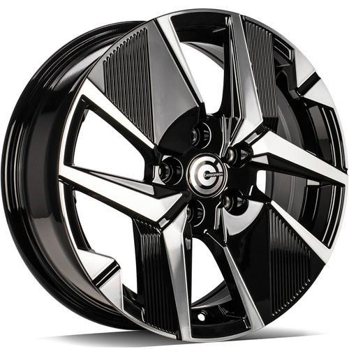 LOIRE Black Front Polished 6,5x16 5/108 ET40 CB65,1 60°