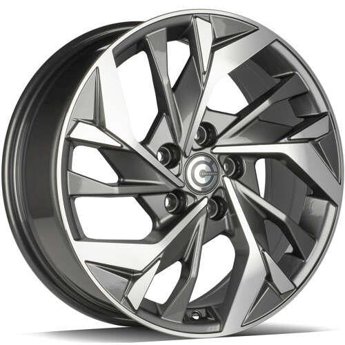 Sonic Anthracite Front Polished 7x17 5/114,3 ET40 CB73,1 60°