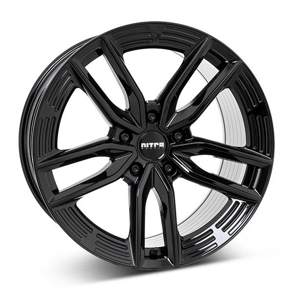 Nitro Momentum FF G.Blk 8,5x21 5/130 ET46 CB66,5 Kulkona R14