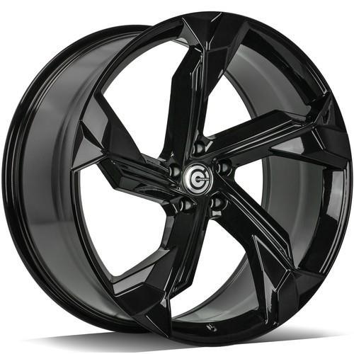 SUPERSTAR Black Glossy 9x20 5/112 ET30 CB66,5 60°