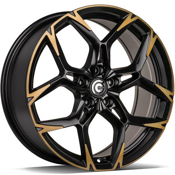 Monster Black Half Matt with Cooper Front 8x18 5/112 ET40 CB57,1 60°