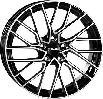 MONACO WHEELS GP11 Gloss Black / Polished 8x19 5/112 ET45